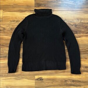 Women’s Black Turtleneck Sweater
